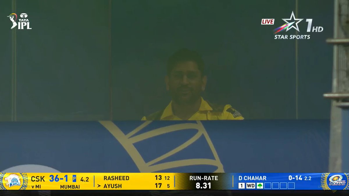 07ms_dhoni_'s tweet photo. Thala 🔥🔥

#Cricket 
#IPL2025 
#CSKvsMI https://t.co/joTXHQ7uKL