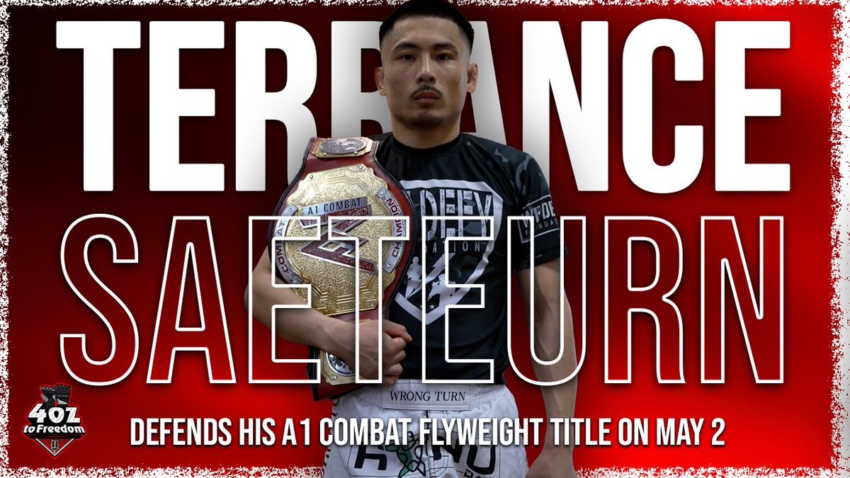 4oz to Freedom (@4oztofreedompod) on Twitter photo I was able to chop it up with the current <a href="/A1combat/">Urijah Faberās A1 Combat</a> Flyweight Champion, Terrance "Wrong Turn" Saeteurn (<a href="/WrongTurn125/">Terrance Saeteurn</a>) ahead of his upcoming title defense at A1 Combat 27 on May 2nd.
Check it out: youtu.be/bXAFGROnKB8 I was able to chop it up with the current <a href="/A1combat/">Urijah Faberās A1 Combat</a> Flyweight Champion, Terrance "Wrong Turn" Saeteurn (<a href="/WrongTurn125/">Terrance Saeteurn</a>) ahead of his upcoming title defense at A1 Combat 27 on May 2nd.
Check it out: youtu.be/bXAFGROnKB8