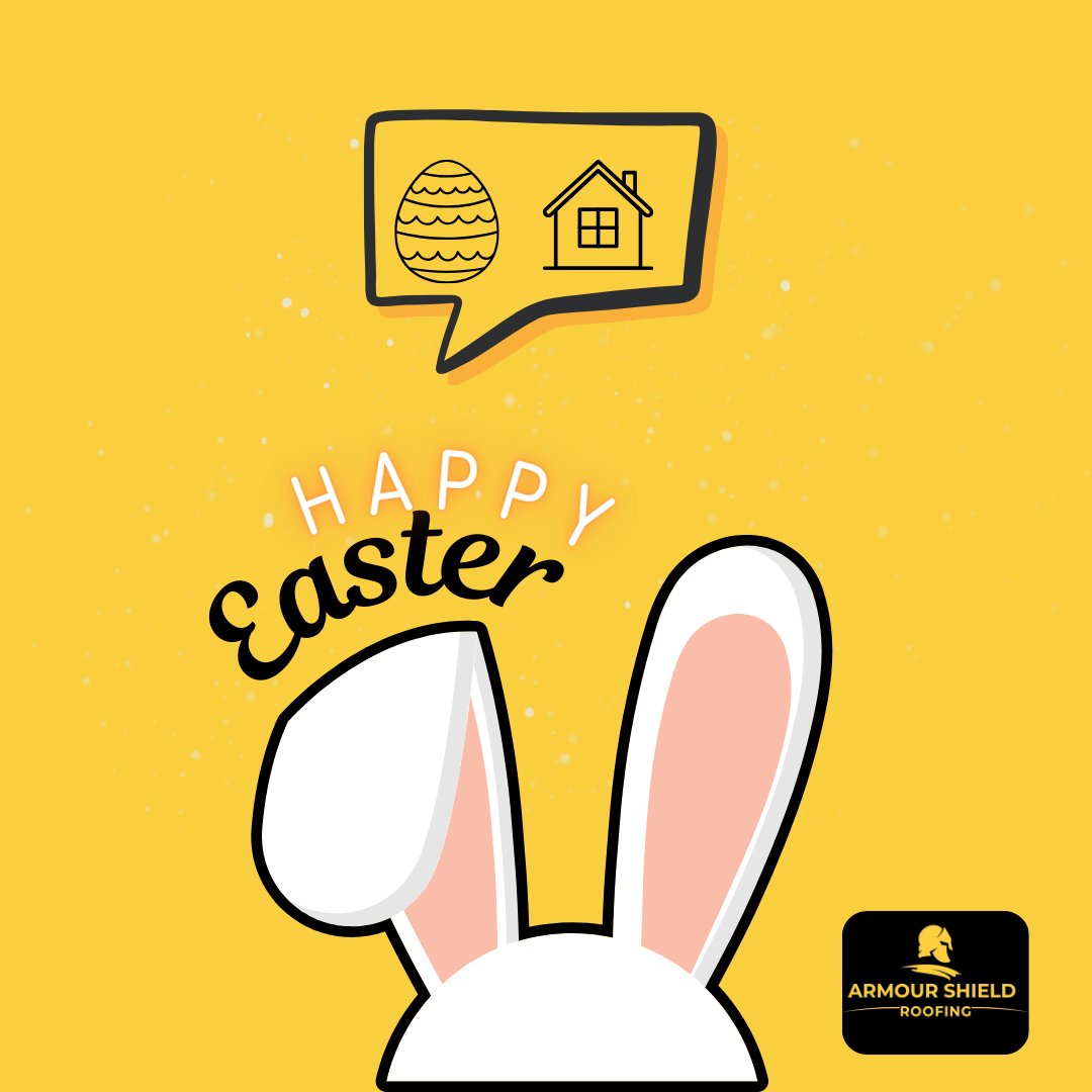armourshieldinc's tweet photo. Happy Easter from all of us at Armour Shield Roofing!
We're wishing you a day filled with joy, meaningful moments with loved ones, and plenty of delicious treats. Enjoy every bit of it! 🐣🐰

#HappyEaster https://t.co/yMnpawHRDy