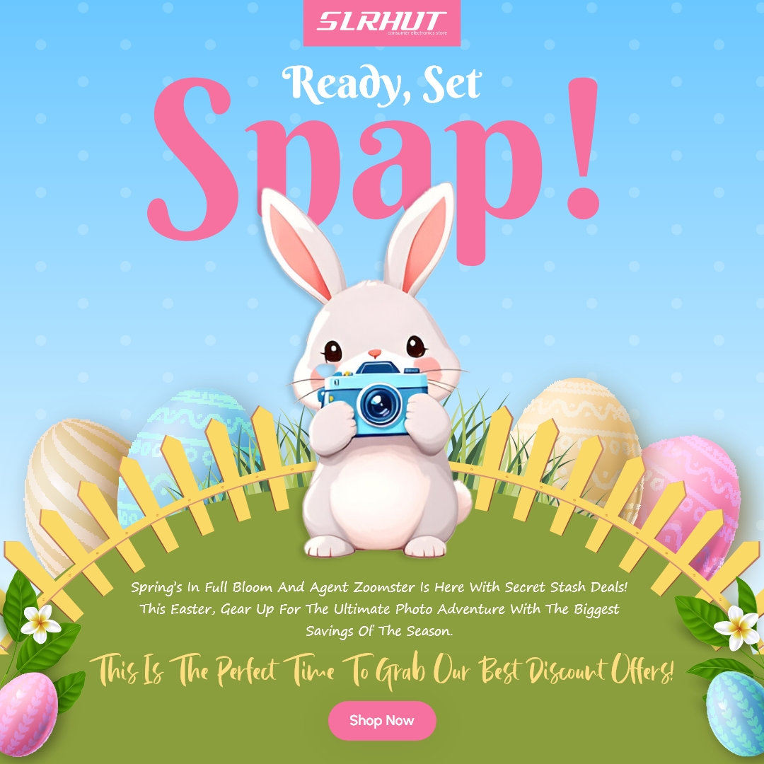 🌸🐣 Hoppy Easter from SLRHut! 📸
Capture memories &amp; grab these egg-clusive deals before they’re gone! 🐇💨
💸 Use these codes:
SNAP10 | EGGY20 | CRACK40 | HOP60

🎯 Shop now 👉 slrhut.co.uk/?mpartner=smea…

#slrhut #Easter2025 #cameraman #spring  #photographylovers #fypシ