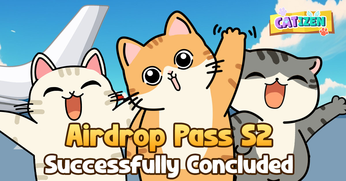📣 Hey Catizens~
Catizen Airdrop S2 has successfully concluded!😼

Now you will see our airdrop is being calculated in the Airdrop interface. 
🎉 Follow Catizen and you will see the latest news in the first place!

#Catizen #CATI #Airdrop