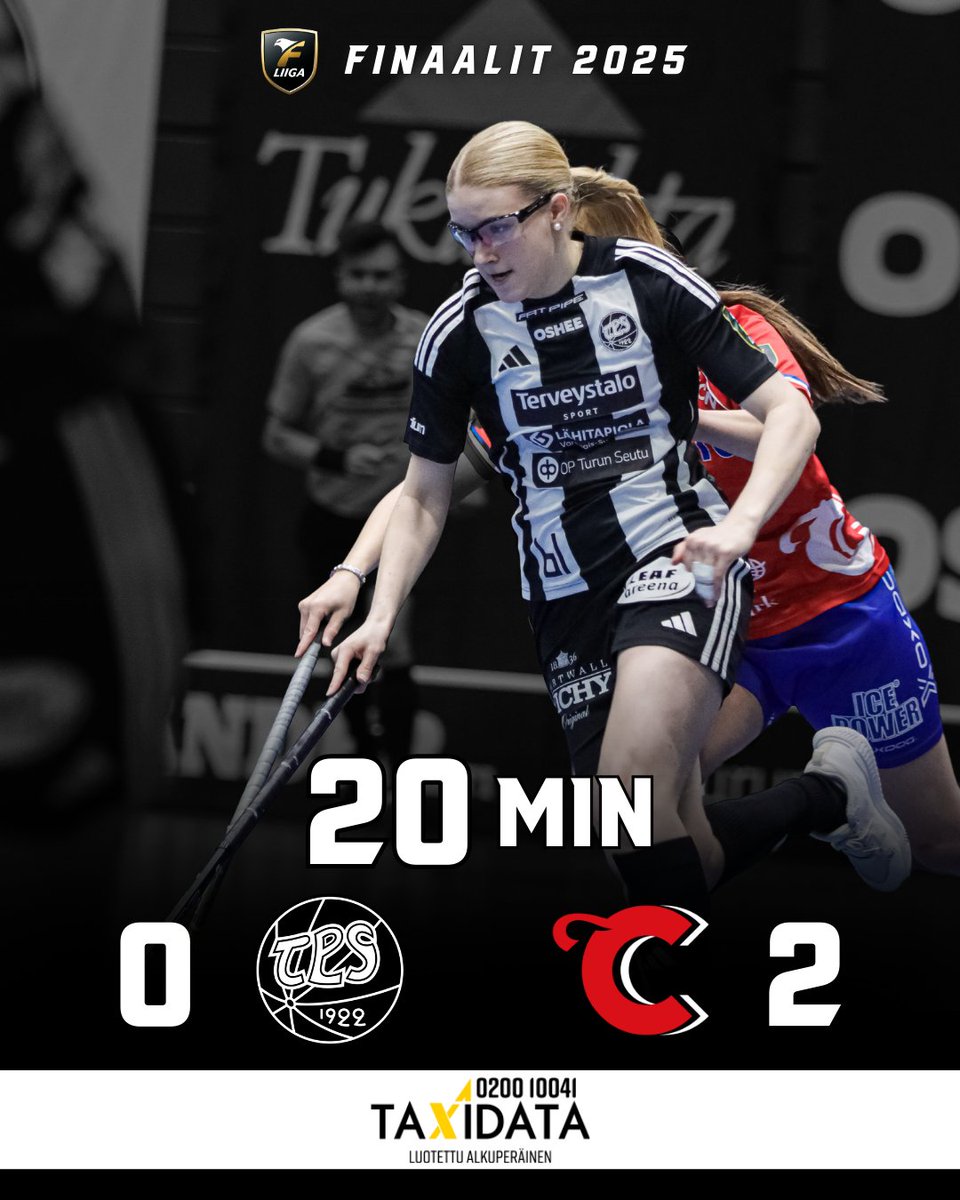 Takaa-ajossa ensimmäiselle tauolle.

#tpssalibandy #salibandy #fliiga #playoffs #finaalit