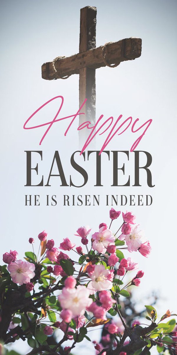 Happy Easter! He is RISEN! We are blessed.  Enjoy this beautiful day with friends and family. Be a difference maker in someone else’s life today. God Bless everyone!