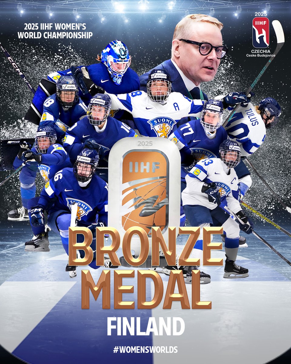 FINLAND GETS BRONZE! 🥉👏🔥 #WomensWorlds #IIHF <a href="/leijonat/">Leijonat.fi</a>