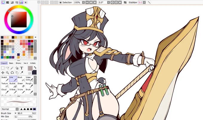black bnuy WIP 
