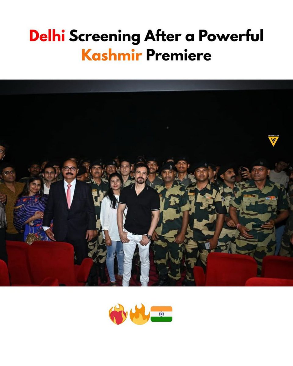 Emraanians (@emraanians) on Twitter photo Powerful cinema meets real heroes . #GroundZero Delhi screening with BSF Officers
<a href="/emraanhashmi/">Emraan Hashmi</a> <a href="/SaieTamhankar/">Sai</a> <a href="/BSF_India/">BSF</a> <a href="/tejasdeoskar/">Tejas Prabha Vijay Deoskar ๐ฎ๐ณ</a> <a href="/excelmovies/">Excel Entertainment</a> <a href="/FarOutAkhtar/">Farhan Akhtar</a> <a href="/films_talisman/">Talisman Films</a>
Ground Zero In Cinemas On 25th April
#EmraanHashmi Powerful cinema meets real heroes . #GroundZero Delhi screening with BSF Officers
<a href="/emraanhashmi/">Emraan Hashmi</a> <a href="/SaieTamhankar/">Sai</a> <a href="/BSF_India/">BSF</a> <a href="/tejasdeoskar/">Tejas Prabha Vijay Deoskar ๐ฎ๐ณ</a> <a href="/excelmovies/">Excel Entertainment</a> <a href="/FarOutAkhtar/">Farhan Akhtar</a> <a href="/films_talisman/">Talisman Films</a>
Ground Zero In Cinemas On 25th April
#EmraanHashmi