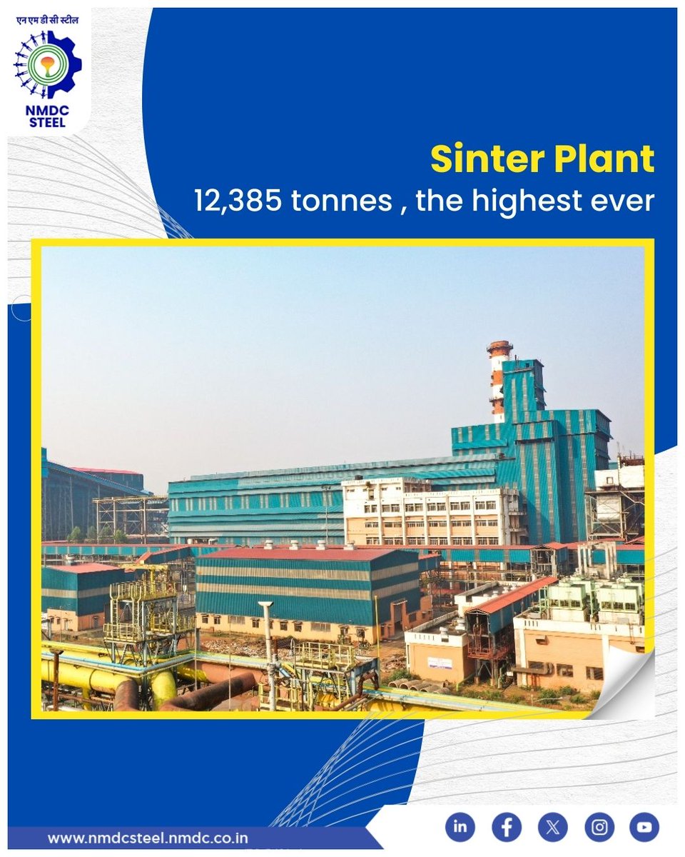 NMDCSteelLtd's tweet photo. #NMDCSteel has emerged as a rising force in its first year, achieving remarkable output in #liquidsteel and HR coil production. With advanced efficiency and a strong strategy, it’s setting new industry benchmarks and shaping the future of India’s #steelsector.
#HRCoil https://t.co/JPcnOWYY33