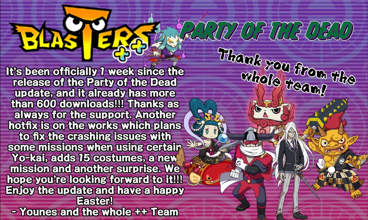 Blastersplusmod's tweet image. Thank you all for the support over the last week!