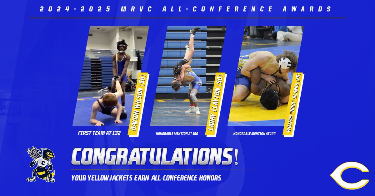 Center Yellowjacket Wrestling tweet media