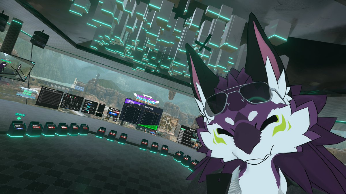 Dragon_VRC's tweet photo. VRのバトロワはやはり楽しい
土日の夜くらいしか人いないけども
＃VERTEXVRC https://t.co/VAyQHP9wAZ