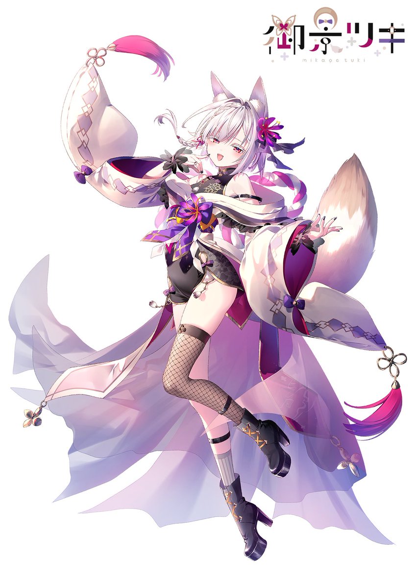 x_mikage_tuki's tweet photo. 新しいお写真撮ってもらいました🦊💜
プロフィール画像も変わります！

BY りいちゅ ( #rityulate )
#御景ツキ https://t.co/D0lFRc7DFL