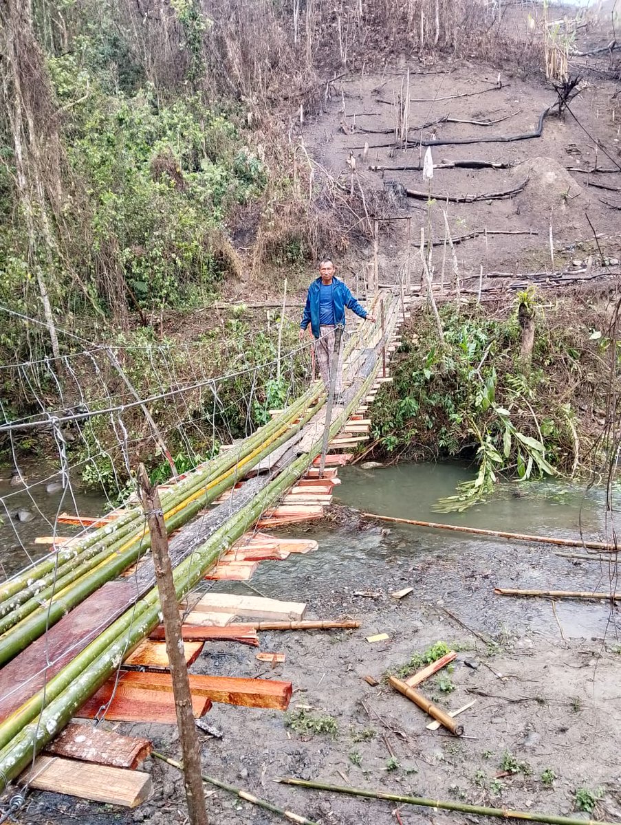 JehWotsa's tweet photo. Hardship of jhum farmers in Mukalimi village eased with the construction of a suspension bridge over Tsuyi River (Mukali–Heboli). Thanks to @DrSukhatoSema 13 AC Pughoboto, for sponsoring the project without any govt assistance @Neiphiu_Rio
@abumetha @officeofchirag https://t.co/8JTUOvwBhf