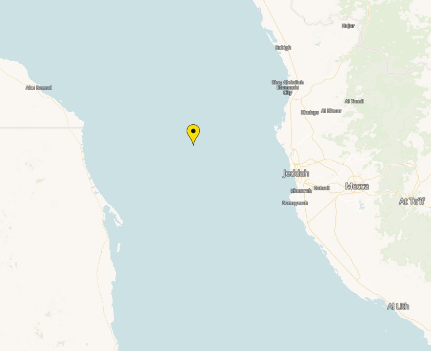 d_viekass's tweet photo. #CSG8 #USSHarrySTruman #CVN75 along with escorts   operating in #RedSea on 18 Apr 25:08:14:26 UTC. #UNREP in progress. 📸#Sentinel2🛰️.@MT_Anderson @Moochikal @raje271065 @BerrySuraj @anshu217 @Ghongha007 @AllSourceA @supbrow @tshugart3 @tom_bike @JanesINTEL @CeciliaSykala @planet https://t.co/25Ee29QzCq
