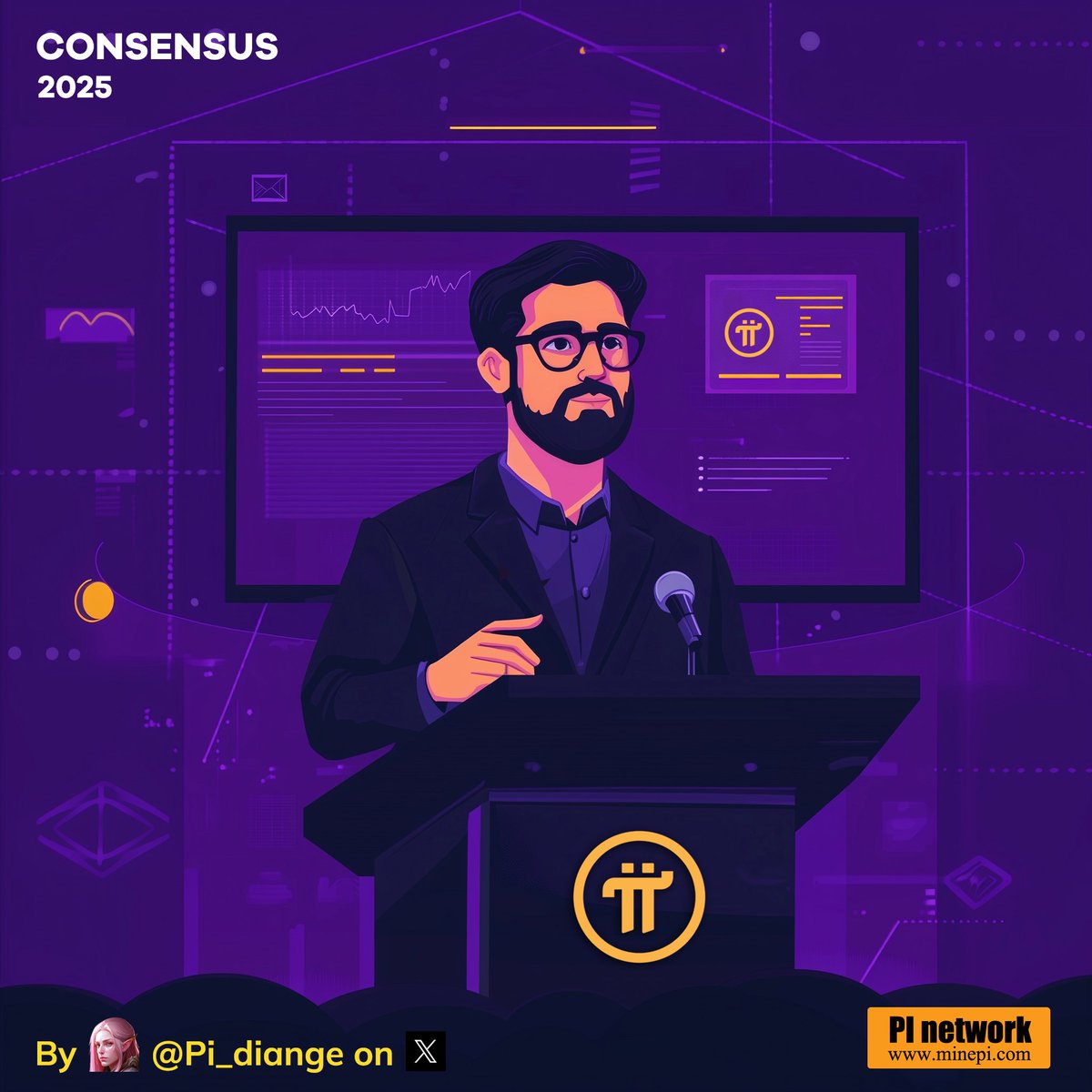 PiNetwork24X7's tweet photo. 🔥 #PiNetwork is the sponsor and Nicolas will be speaking at Consensus 2025. We also look forward to Nicolas' wonderful speech.🎉

🚀 WE REALLY WANT TO LISTEN TO @nkokkalis

Wanna too, so hit "LIKE"

#Consensus2025 #Pioneers @PiCoreTeam https://t.co/UmTm7QBP0G