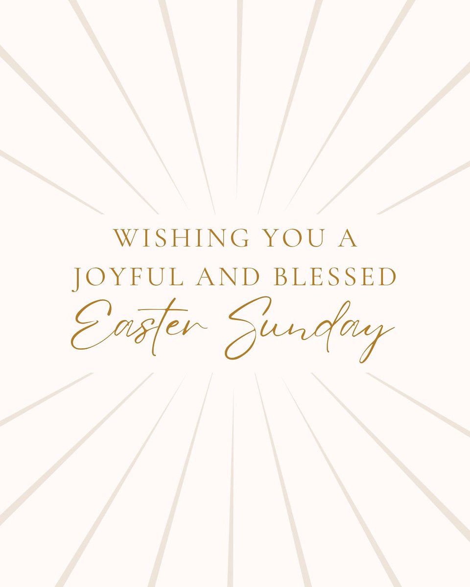 He is risen! Today we celebrate the triumph of hope, renewal, and the power of faith. May your Easter be filled with peace, joy, and the love of family. Wishing you a beautiful day with the ones who matter most.