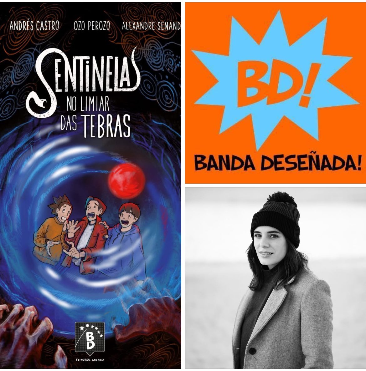 📣Vémonos en Vigo o venres 25, ás 19:00h, en Banda Deseñada (Rúa Portela, 3) para falar da saga SENTINELAS xunto Alexandre Senande, que agasallará cun debuxiño en vivo e en directo a quen o queira e o pida con bos modales... Presenta a polifacética actriz Iris Darriba

#BDGalaxia