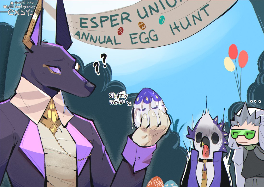 Happy Easter, please be wary of suspicious looking eggs today...

#dislyte #dislytefanart #egglyte
