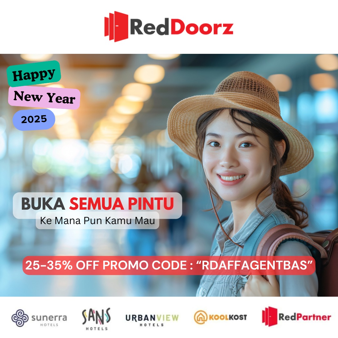 bagas1509's tweet photo. Staycation jadi makin hemat!  Nikmati diskon 25-35% untuk semua kamar di RedDoorz, Redliving, Sans Hotel, Sunerra Hotel, dan The Lavana. Cukup gunakan kode promo "RDAFFAGENTBAS" saat booking di aplikasi #RedDoorz 🎉 https://t.co/3K8TCdLxW4