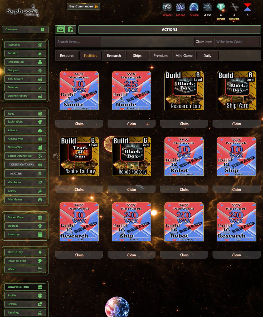 🚨 REWARD SYSTEM JUST GOT AN UPGRADE! 🚀

Complete in-game tasks, build your empire — and now earn up to 6,000 $WX in rewards! 💰💥

From mines to synthesizers, every upgrade brings you closer to massive payouts.

🎮 No investment needed.

💥Just sign up, play, and earn $WX