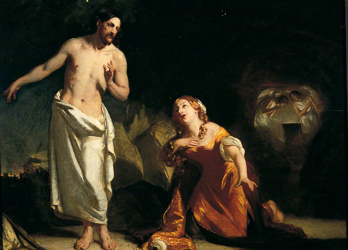 JohnHirschauer's tweet image. She, thinking it was the gardener, saith to him: Sir, if thou hast taken him hence, tell me where thou hast laid him, and I will take him away.
Jesus saith to her: Mary.