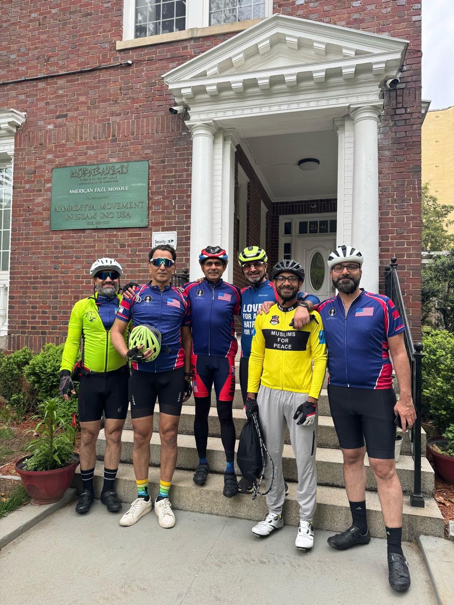 American Fazl Mosque (@fazlmosque) on Twitter photo Members of <a href="/AnsarullahUSA/">Majlis AnsarullahUSA</a> Noor Cycling Club visited <a href="/FazlMosque/">American Fazl Mosque</a> on their cycling tour of DMV area Mosques on April 19. Members of <a href="/AnsarullahUSA/">Majlis AnsarullahUSA</a> Noor Cycling Club visited <a href="/FazlMosque/">American Fazl Mosque</a> on their cycling tour of DMV area Mosques on April 19.