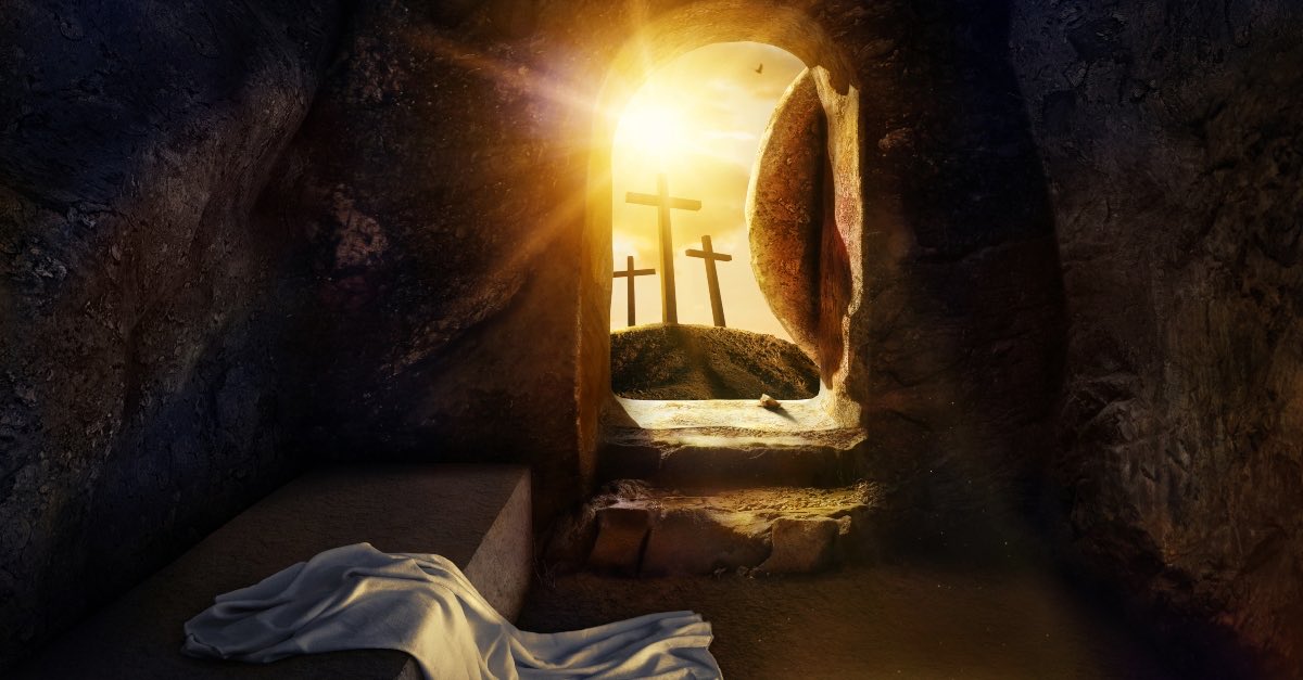 He is not here, for he has risen, as he said Mathew 28:6