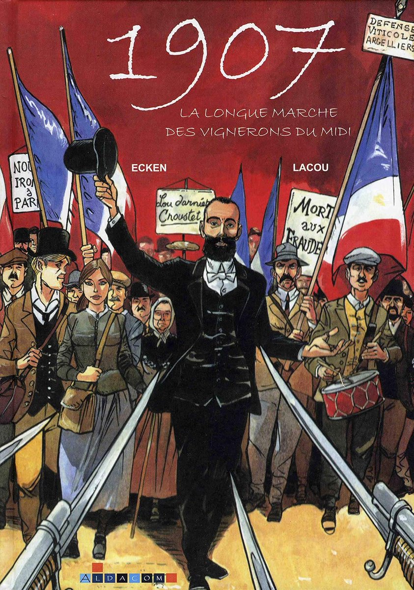 BD - Amour et trahison sur fond de révolte des vignerons en 1907
<a href="/editionsaldacom/">Editions Aldacom</a> 
litoulalu.blogspot.com/2007/05/bd-amo…
(archives blog 2007)