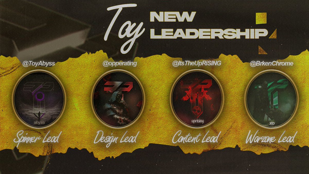 ALLSTARSTUDlO's tweet photo. ❗️ANNOUNCEMENT❗️

We would love to Announce Our Newest Addition to the Leads Division!! 
             WELCOME ALL NEW LEADS TO THE TEAM!! 
         #ToyUp #ToyLeads 
      @opperating                            @ToyAbyss 
      @ItsTheUpRiSING                 @BrkenChrome https://t.co/uiuNDaOUgm