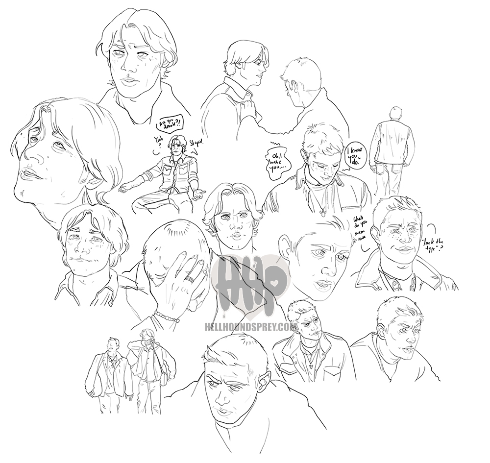 hellhoundsprey's tweet photo. prepping for the upcoming comic by grabbing some references (mainly for clothes and to figure out how to stylize hair + facial structures) + setting colors/grayscale 💕 https://t.co/BnsfjINj7Q https://t.co/9v0pZwKOl0