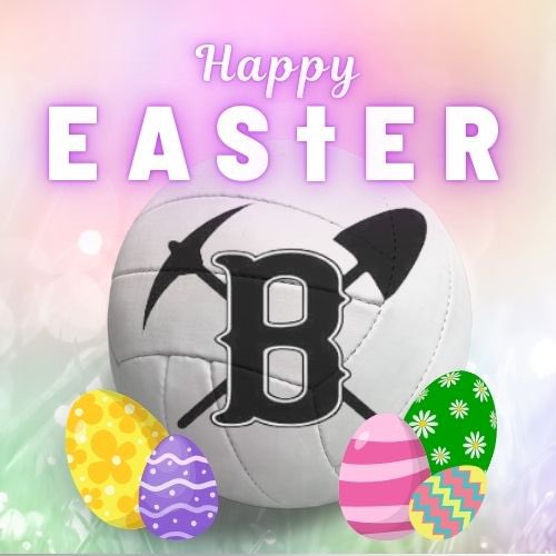 Happy Easter to all!  Blessings upon this wonderful day. 

#LadyMinerVolleyball
#Bauxite 
#ACE2