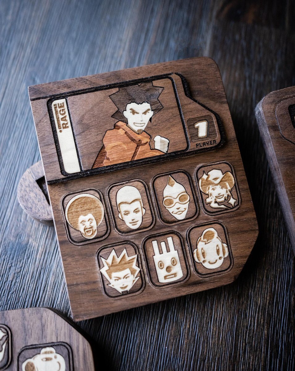 shopDangerShark's tweet image. Just dropped 4 new handmade wooden designs on my Etsy shop. A mini 5th mix Character Select display, some DDR inspired magnets and a bundle of wooden pins! Thanks again for all the love and support over these last few months! 

🛒 Check them out here: dangershark.etsy.com