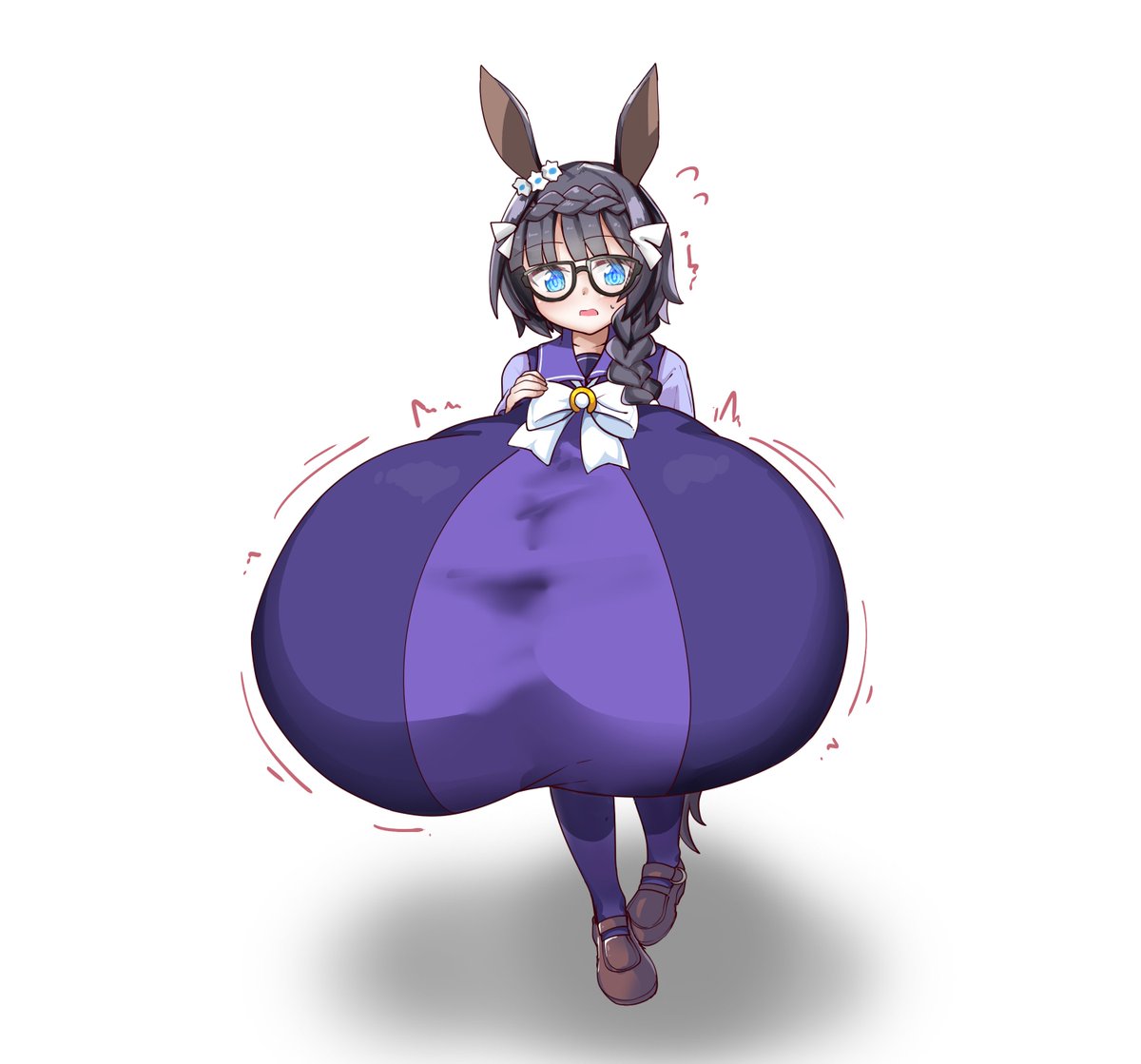 Skeb依頼を受けて、ロブロイさんの膨乳絵を描かせていただきました!ありがとうございました。 