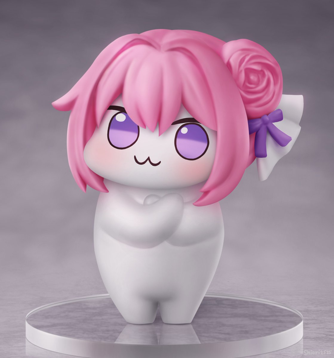 Here is golden Doro fanart in Nendoro.... umm well. . in Doro style. 
#NIKKEAnniversary  #NIKKE