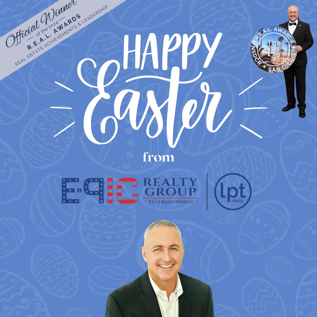 EpicRealtySoCal's tweet photo. Wishing you a joyful Easter from all of us at EPIC Realty Group, powered by LPT! May your day be filled with love, laughter, and a little egg-stra happiness. Here’s to fresh beginnings and finding the home of your dreams this season!

Tim Kirk, MGySgt USMC (Ret.), MBA https://t.co/1ZEaIVcJo4