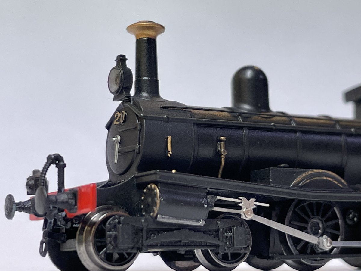 star21_319's tweet image. #明治時代の列車
旧山陽鉄道
国鉄5400形 完成‼️
ワールド工芸150形動力とアルモデル三軸ロコの下回りを使いました。
チャームポイントは大きな前部標識灯と、機関室の布カーテンです。
3DプリントのNゲージ古典機は、5230、7700、450に続き4作目です。