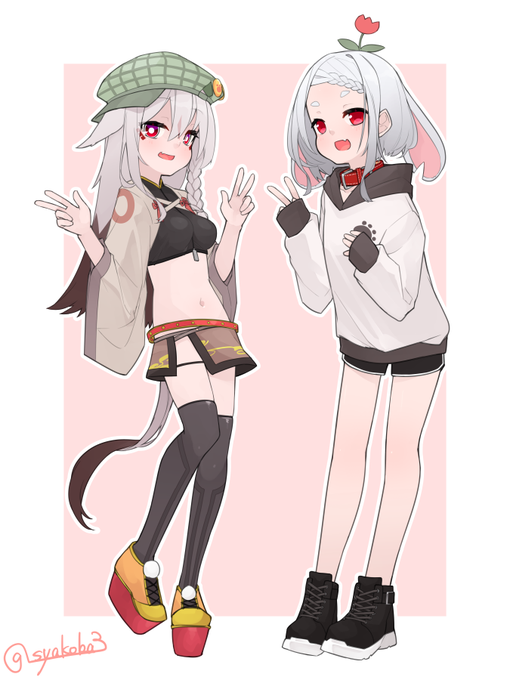 うちよそ衣装交換!ンモちゃん!( @nomeazog さん) 