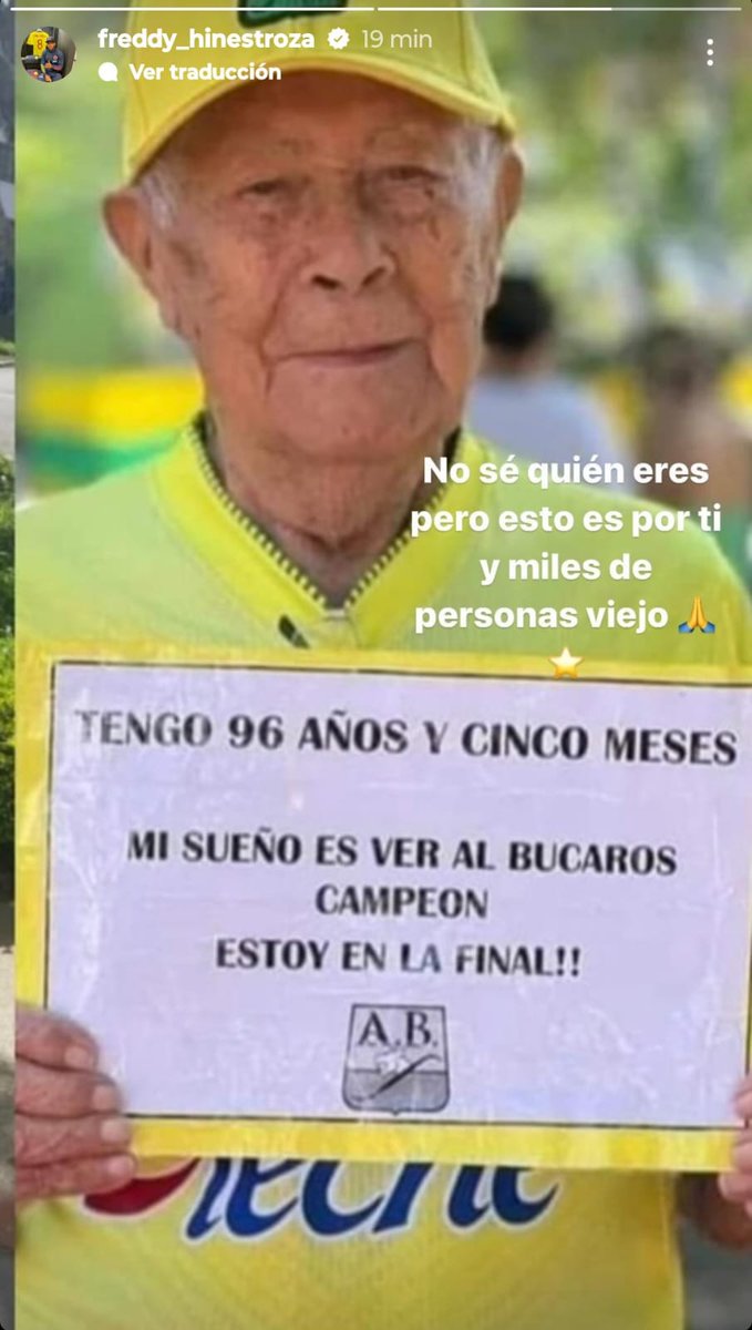 Felipe Zarruk Diazgranados (@pipezarruk) on Twitter photo Hace una hora partió con rumbo a la eternidad el hincha más longevo que tenía el <a href="/ABucaramanga/">Atlético Bucaramanga</a>: don Tobias Duarte. Lo conocí en el Club del Comercio durante la presentación del libro de <a href="/andresmarocco/">Andres Marocco</a>. A su hijo Nilson, a su familia sentido pésame y fuerte abrazo. Hace una hora partió con rumbo a la eternidad el hincha más longevo que tenía el <a href="/ABucaramanga/">Atlético Bucaramanga</a>: don Tobias Duarte. Lo conocí en el Club del Comercio durante la presentación del libro de <a href="/andresmarocco/">Andres Marocco</a>. A su hijo Nilson, a su familia sentido pésame y fuerte abrazo.