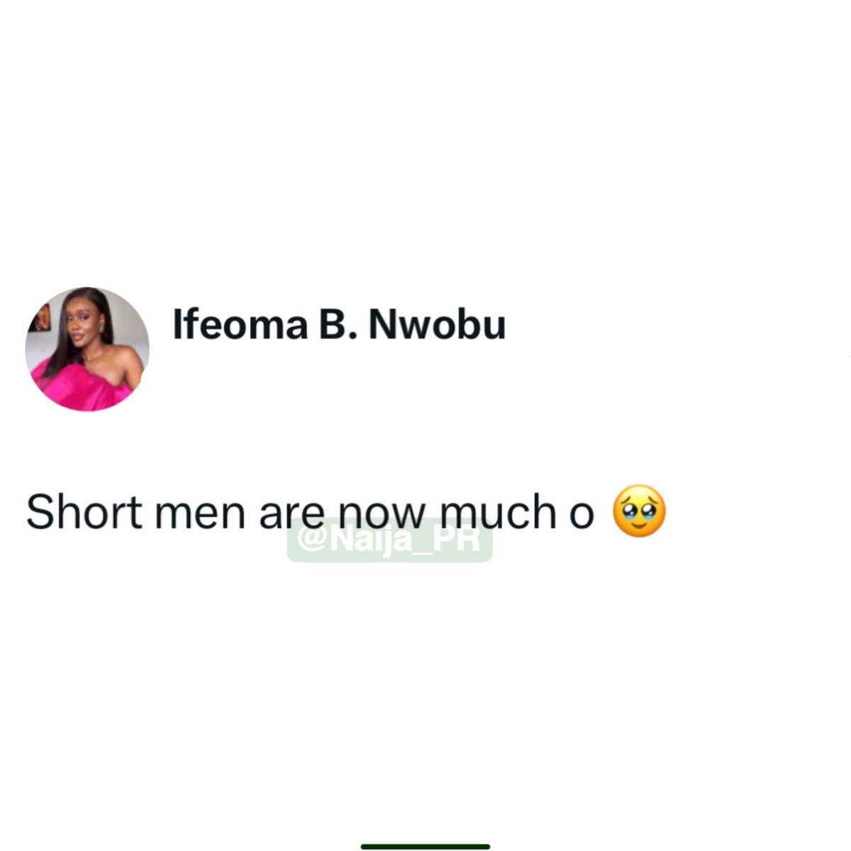 Naija_PR's tweet photo. This is so random and rude 😂😭 https://t.co/tZqaEuLK9G