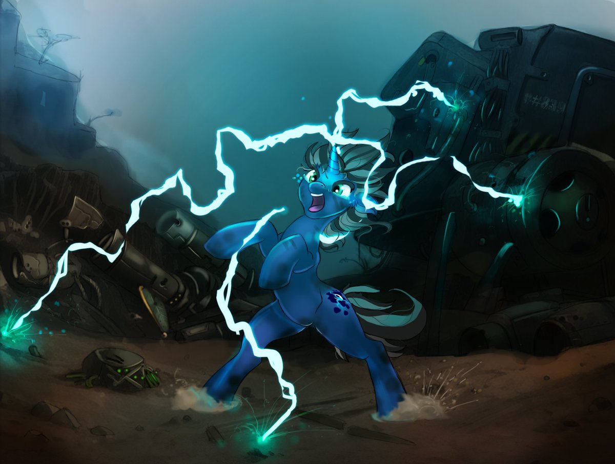 A Gift for one sad Blue Pony.