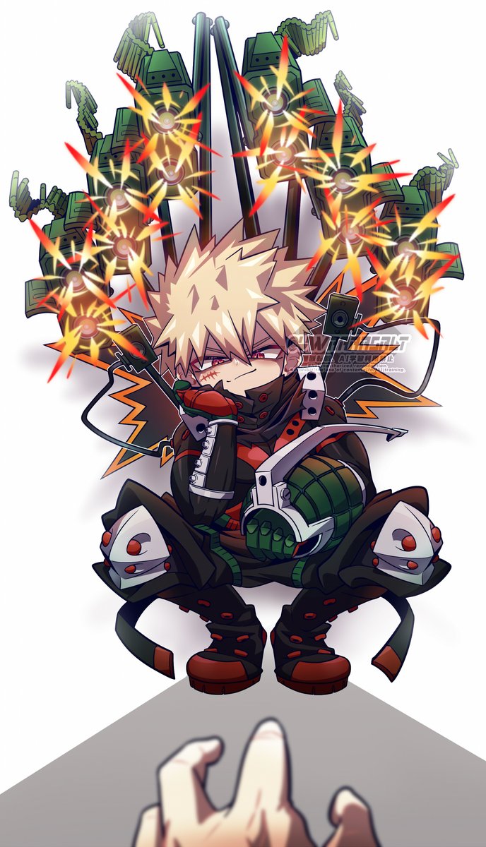 uwaaaasalt's tweet photo. かっちゃんお誕生日おめでとう！！🎂
#爆豪勝己生誕祭2025 
#爆豪勝己誕生祭2025 
大・爆・殺・神ダイナマイトに爆殺されるヴィランになりたい想いで描きました（？） https://t.co/YCOOdILZL2