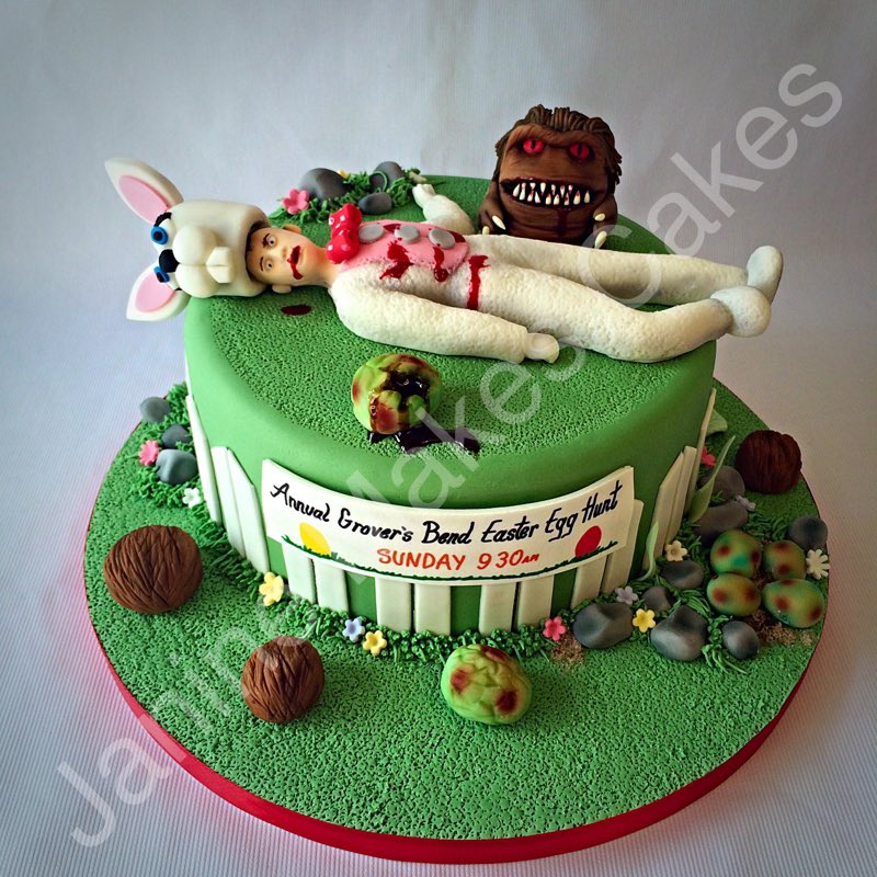 GhouliaChilds's tweet photo. CRITTERS 2 inspired cake by Janine Makes Cake @Jmakescakes #GhastlyGastronomy
#Easterween
https://t.co/PVsxKgPmVF https://t.co/zhpHX0KDDR
