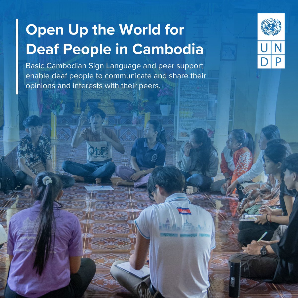 UNDP Cambodia (@undpcambodia) on Twitter photo #Deaf people want to communicate with the world 🌍, but the world does not even notice them. Why? Because most of them do not know how to communicate or interact with others.
👉 See how <a href="/UNDP/">UN Development</a> 🇰🇭 works with partners to remove barriers for them: go.undp.org/Jup #Deaf people want to communicate with the world 🌍, but the world does not even notice them. Why? Because most of them do not know how to communicate or interact with others.
👉 See how <a href="/UNDP/">UN Development</a> 🇰🇭 works with partners to remove barriers for them: go.undp.org/Jup