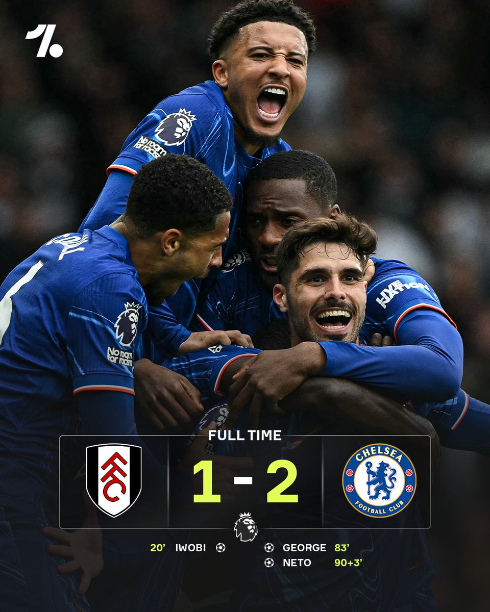 Chelsea leave it LATE to fight back and get their first win against Fulham this season 🤝😬🔵