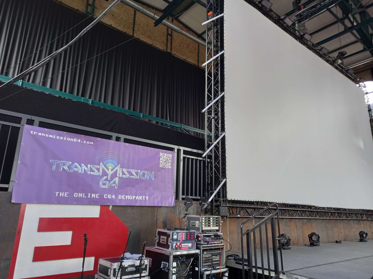 Transmission64 at <a href="/revision_party/">REVISION</a>. It's the tradition. Happy Easter! #demoscene #c64 #demoparty