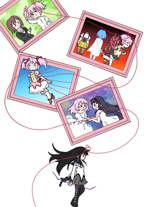 リボンの行方 #まどドラ正式リリース記念イラコン 