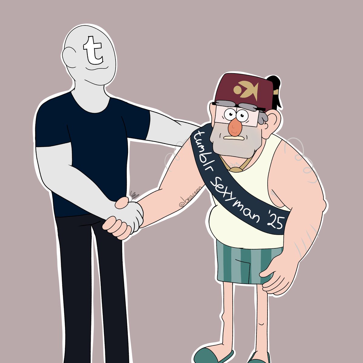 atbeareon's tweet photo. Today is a good day
Congrats Stanley ♡ 

#tumblrsexyman2025 #stanleypines #grunklestan #gravityfallsart #stanpines #GravityFalls https://t.co/pk2o2INHrP