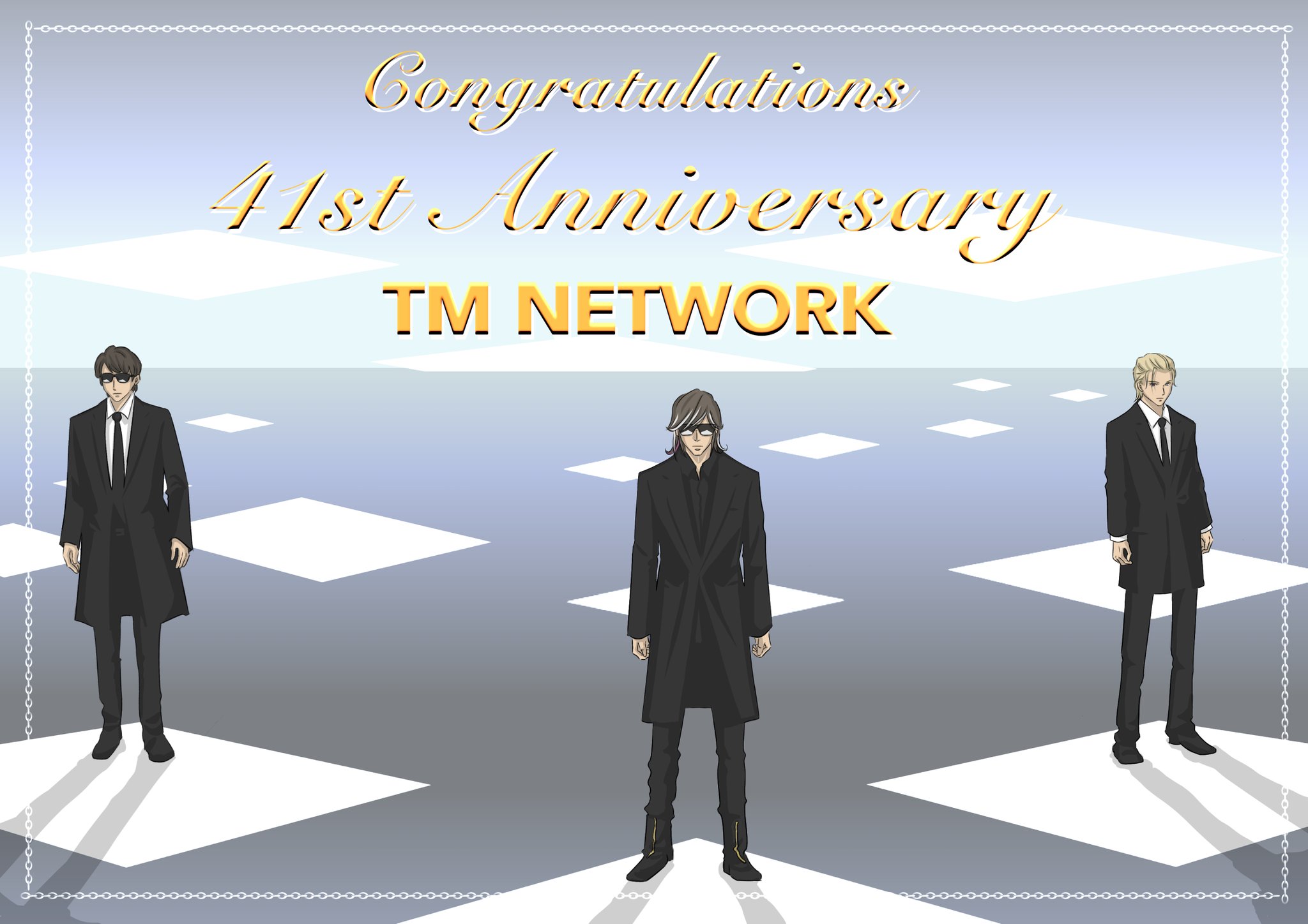 TMNETWORK パネルとサイン TM NETWORK】『40th FANKS intelligence Days ～YONMARU～ LIVE