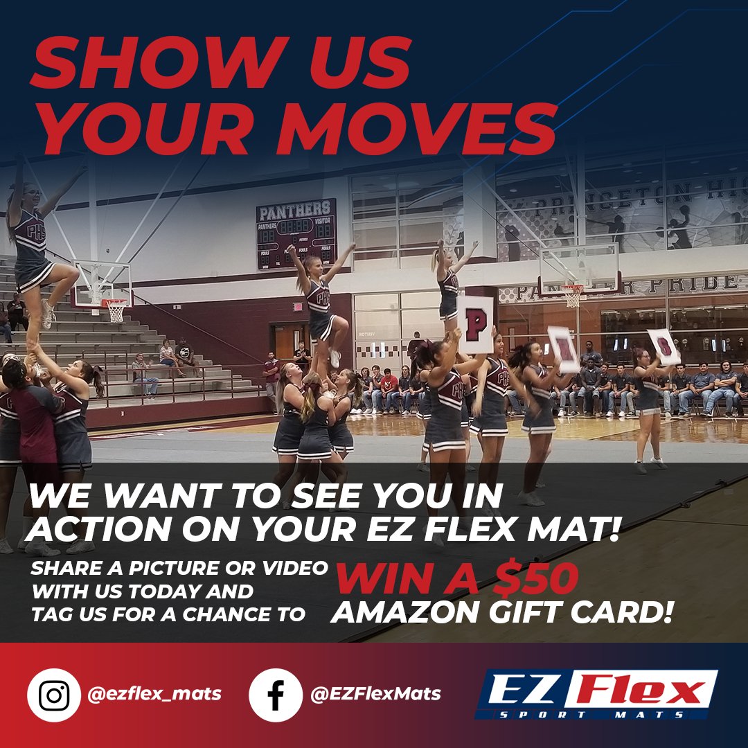 Hey, all-star athletes! 🌟 We wanna see YOU in action on your #EZFlexMat! Whether it’s a flip, a pin, a pose or a takedown, show off your skills and tag @ezflex_mats for a chance to win a $50 Amazon gift card! 💳

#RiseAndGrind #CheerleadingMats #MartialArtsMats