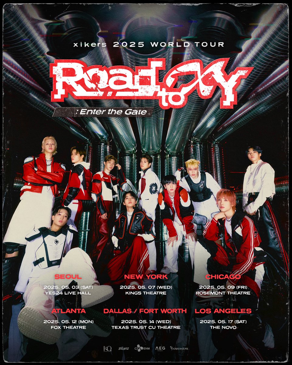 [📷] xikers 2025 WORLD TOUR [Road to XY : Enter the Gate] 

🗓 2025. 05. 03(SAT) - 05. 17(SAT)

🔗 IN SEOUL : bit.ly/4klGgEg
🔗 IN U.S. : xikerslive.com

#xikers #싸이커스
#RoadtoXY #Enter_the_Gate