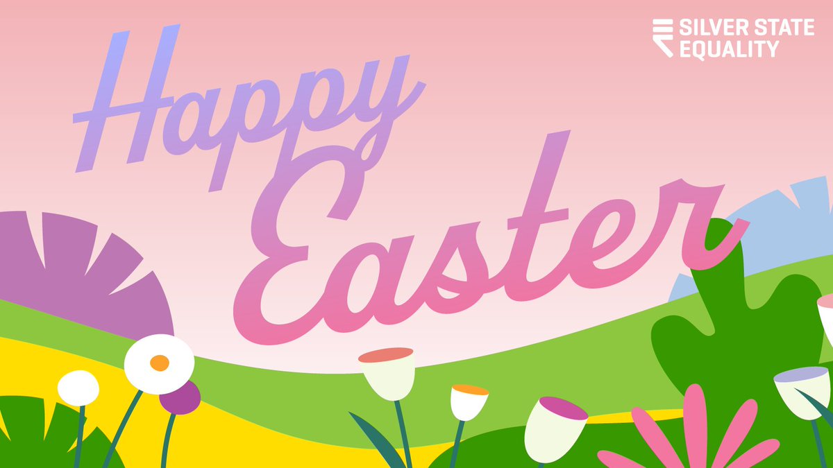 Wishing folks a fruitful and vibrant #Easter from all of us at Silver State Equality! 💐